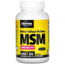 자로우 포뮬라 MSM 1000mg 베지 캡슐 100정, 100개