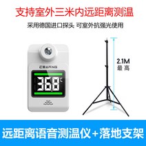 원거리 온도계 도어 열화상 일체형 자동 전자 체온측정기 스탠드 적외선 3미터, H