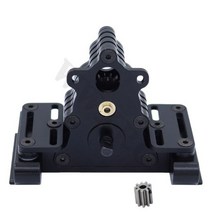 1/10 LCG 섀시 키트 RC 트랙 액슬 SCX10 I II III TRX4 카프라 1.9 UTB 업그레이드 부품 모든 금속 변속기 기어 박스, gearbox Black-B