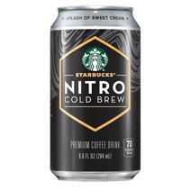 Starbucks Nitro Cold Brew 스타벅스 니트로 콜드 브루 스플래쉬 스위트 크림 커피 284ml 8캔