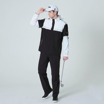 클리블랜드 방수코팅 심실링 스트레치원단 남성 골프비옷바지 (CGMPT31175), 블랙