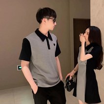 커플 시밀러룩 원피스 데이트 봄 남녀 데일리 휴양지