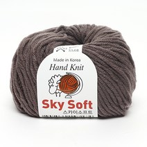 삼남뜨개실 스카이소프트실 아크릴실 인형실 의류실 목도리실 사계절실 겨울실, SKY SOFT, 31 코코아