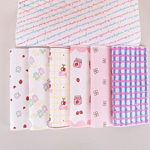샌드위치포장지 왁스페이퍼 20p 토스트 쿠키선물 식품 딸기토끼 미니유산지, 3. 체리체크 미니 유산지