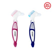 스카이덴트 틀니전용칫솔 1개(색상랜덤), 1개, 1개