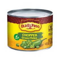 Old El Paso 올드엘파소 찹 그린 칠리 멕시코 고추 4.5oz(127g) 24캔 Chopped Green Chili Pepper, 24개