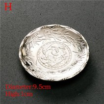 컵받침 코스터 합금 구리 차 트레이 개구리 연꽃 커피 매트 성 접시 음료 받침 홈 까페, 8