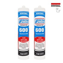 (수달 에코씰600) 다목적 외부용 실란트 실리콘, 수달 에코씰600 백색, 1개