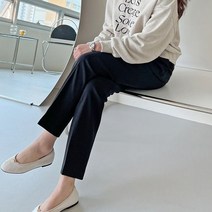 보리맘 스트레이트 임산부 일자 슬랙스 오피스 임부복 바지