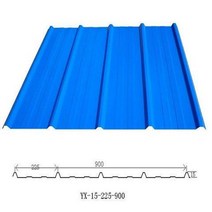칼라 강판 지붕 판넬 지붕 재료 공사 누수 방지 덮개, 두께 0.5mm 길이 2m 너비 90cm
