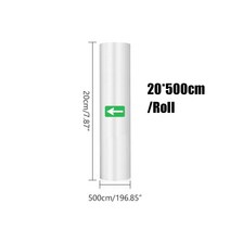 110V/220V 자동 식품 진공 실러 포장기 가정용 식품 포장 기계 가정용 주방 상업용 진공 식품 밀봉 식품, 02 20x500cm_01 EU Plug