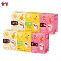 꽃샘 꿀유자2 +꿀레몬2 +꿀자몽2 포션 6개 SET