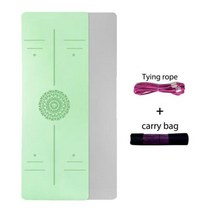 침실 가구 위치선이 표시된 TPE 요가 매트 6mm, 6