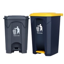 음식물 쓰레기통 수거통 아파트 업소용 편의점 짬통, 15리터 그레이