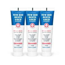 뉴 바이오 덴타 골드 치약, 180g, 3개