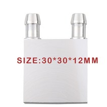 커스텀수냉 고사양컴퓨터 게이밍데스크탑 30/40/80/120mm CPU 워터 쿨링 블록 라디에이터 액체 쿨러 알루, 한개옵션1, 03 30x30x12