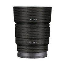 해외 SEL50F18F FE50F1.8 렌즈 프리미엄 데칼 스킨 소니 FE 50mm F1.8 렌즈 프로텍터 안티 스크래치 케이, Customized, One Size