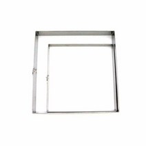 낮은 사각틀 가나슈 소 초콜릿 낮은무스링 양갱 만들기, 단품