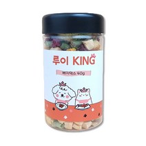 칠천냥하우스 루이킹 베지믹스 40g 과일 야채칩 동결건조 반려동물 고양이 강아지 간식