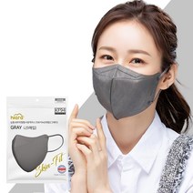 삼흥 얼큰이 새부리형 황사방역 KF94 마스크, 그레이, 20개, 5매입