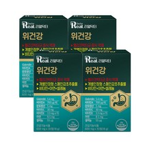 [리얼닥터]위건강 600mg x 30정/헬리코박터균 증식 억제 효과/위궤양/7종복합성분/소화불량에 좋은 기능성 위 영양제/개별인정형 건강기능식품/스페인감초추출물 주성분/속쓰림, 4개