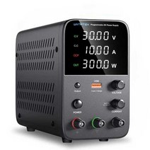 DC 전원 공급 장치 파워서플라이 소형 전원공급기 가변 전류 전압 전력 디지털 디스플레이, 업그레이드 (60V5A) 블랙