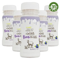 [친절한정자씨] 자연 방목으로 키운 이담 산양 블루베리 요구르트 120ml x 5개