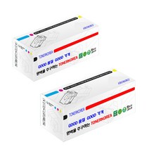 TONERKOREA 교체용 재생토너 캐논 MF237w 표준용량 검정 2개 2400매*2개, 1개
