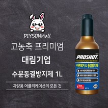 [DIY손] 정비소직원이 추천하는 대림기업 수분동결방지제 300ml 1L 대림기업 판매 인증점, 02) 수분동결방지제 1L, 1개