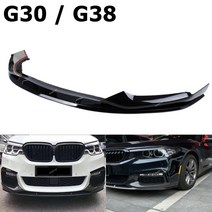 BMW 5시리즈 G30 G38 프론트립 M퍼포먼스 M팩 M-Tech, 유광블랙