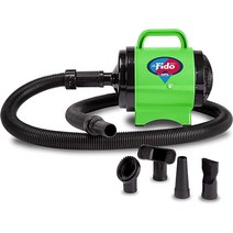 B-Air BA-FM-1-GN Fido Max 1 강아지 털 드라이어 프리미어 그루밍 컬렉션 라임 그린 팩 674950, Lime Green