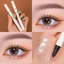 쉐딩 글로우 하이라이트 스틱 컨투어링 다이아몬드 글리터 아이 라이너 펜슬 메이크업 하이라이터 방수, 한개옵션1, 04 분홍색