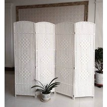 돌잔지 병풍 제사 파티션 미니 차례용 한옥 밀짚 등나무 병풍, 높이 1.5m  너비 40cm 위아래로 중공