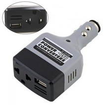 인버터컨버터 자동차 전원 인버터 변환기 휴대용 DC 12V/24V ~ USB 충전기 어댑터, 한개옵션0