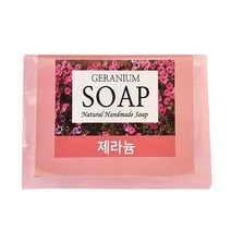 누리 내추럴 아로마 수제 비누 제라늄, 90g, 1개