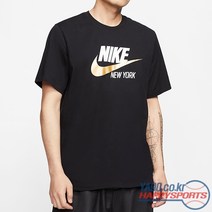 [NIKE] 스포츠웨어 뉴욕시티 반팔 티셔츠 0818-011 (블랙/골드)