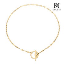 골드앤 14K 쉬머 한줄 체인 팔찌 YG