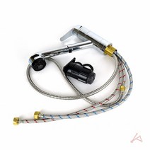 키밍 / 주방 싱크대 탈착용 냉수 온수 자바라 수도꼭지., 본품