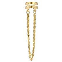 JWER 한국 긴 술 이어커프 귀걸이 크라운 이어 라인 달콤한 작은 신선한 C 모양 본 클립 패션 쥬얼리 1 개