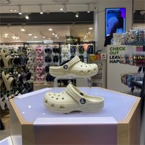 [크록스(아울렛)] 크록스 NC15 클래식 클로그 토들러 아이보리 206990-2Y2