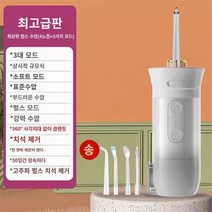 구강세정기 교정 치아세정기 치석제거 물치실 Watsons Hot Selling Dentor 휴대용 주택 세척 장치 물 깊은 깊은 청소 치과 미니 Selata, D.흰색 고급 버전