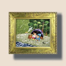 풍수지리액자 소나기남매 복들어오는그림 그림액자 3호