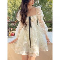 5월결혼식하객룩 가을 캐주얼 미니드레스 봄112764