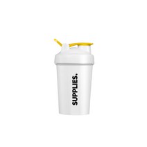 서플라이스 클래식 미니 헬스 쉐이커 보틀 400ml, 화이트