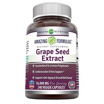 해외 Amazing Nutrition Grapeseed 포도씨 240캡슐, 1개
