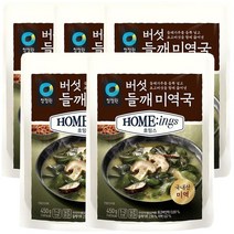 청정원 버섯들깨 미역국 450g x 5개, 1개