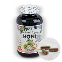 HNHUSA [미국직구] 프리미엄 노니 식물성 캡슐 1000mg 120정 1통(2개월분), 2병(5%할인), 240정
