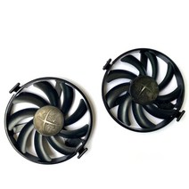 그래픽카드 팬 수리 부품 원래 rx470 rx480 fdc10u12s9 c gpu xfx amd radeon rx 470 480 580 rx580 rx480 rx470 에디션, 2개