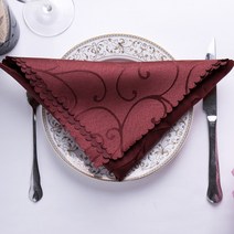 냅킨 퀄리티 자카드 입천 꽃을 꺾다 호텔 서양 요리 식당 웨딩 유러피안 찬합매트 바 잔을 닦다 주문제작 2066176779, 다크그린