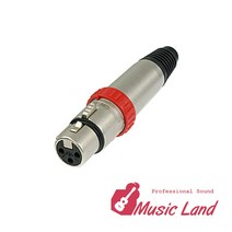 Neutrik NC3FXS XLR(암) Female on/off 스위치 납땜용 커넥터 뉴트릭